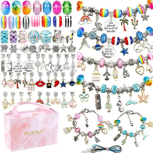 #kids Bracelet Making Kit Creative Diy Beads Handmade .