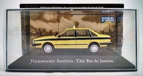 Volkswagem Santana Taxi Rio D Janeiro 1/43 Carros De Serviço