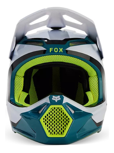 Casco Fox V1 Nitro Azul Turquesa