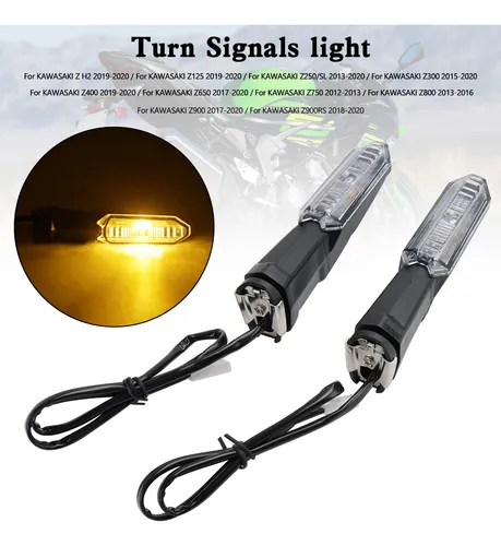 Luz Intermitente Para Kawasaki Z H2 Z125 Z400 19-20 Transpar