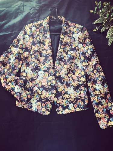 Lindo Blazer  Da Marca Zara Estampado