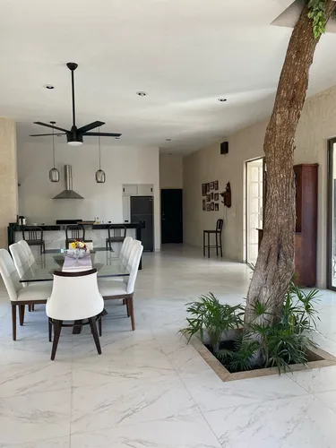 Casa Tipo Hacienda De Un Piso De 4 Recamaras En La Ceiba 2, Dzibilchaltún