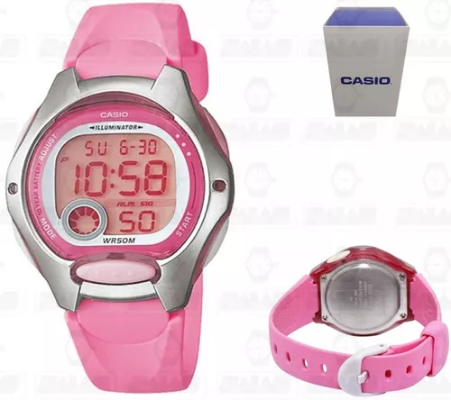 Reloj Digital Casio Niña Correa Blanca LW-200-7A