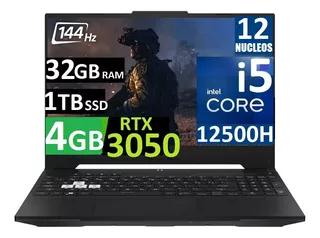 Asus Tuf F15 144hz Core-i5 12va Gen 32gb 1tb Ssd Rtx3050 4gb