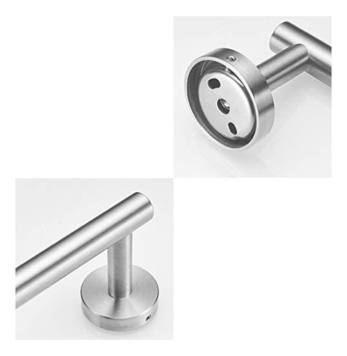 Toallero De Baño Z Mayabbo 9 Pul Níquel Cepillado