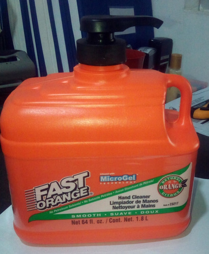 Limpiador De Manos Y Desengrasante  1.8 Lts Fast Orange 