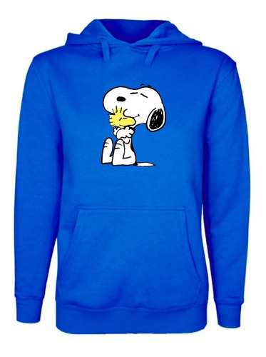 Polerón Estampado Unisex Snoopy Y Woodstock
