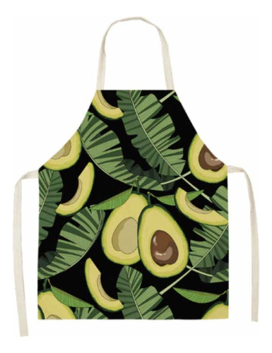 Delantal Con Estampado De Palta Tropical Para Adultos