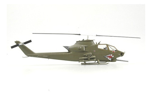 Miniatura Helicóptero Bell Ah-1f Cobra 1/72 Easy Model 37098 Cor Verde-musgo