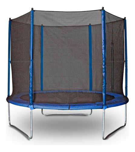 Cama Elastica Saltarina Niños Adultos + Red Grande 3,66 Mts Lona De Salto Negro Cobertor De Resortes Azul Marino