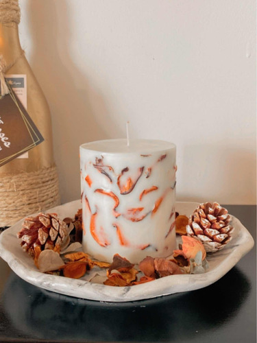 Velas Artesanales Aromaticas, Decorativas Con Cera De Soja