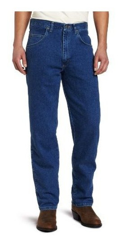 Jeans Wrangler Resistentes Al Estiramiento Para Hombres Gran