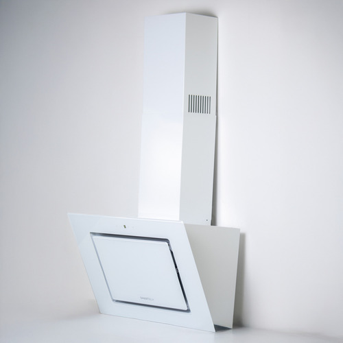 Extractor Campana De Cocina De Pared 60 Cm Espejada Blanca