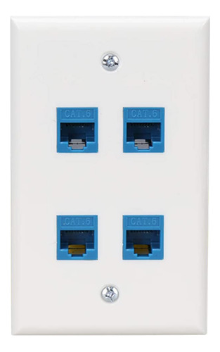 Placa De Pared Ethernet De 4 Puertos Para Dispositivo Ethern
