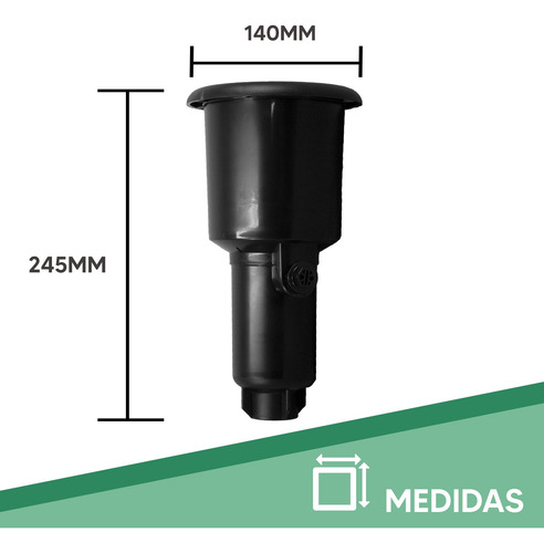 Aspersor 360° De Pulverización Con Alcance De 13 Metros