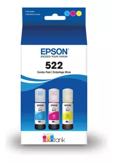 Epson T522 Ecotank Ink - Paquete Combinado De Colores De Bo.