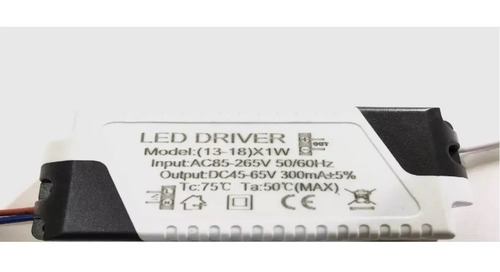 Imagem 1 de 2 de Fonte Para Plafon Driver Reator 13w A 18w Bivolt Reposição