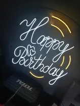 Comprar Cartel Decorativo Acrílico Happy Birthday @letreros.neon.mg