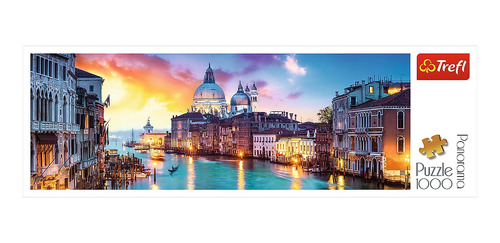Imagen 1 de 3 de Rompecabezas Trefl Canal Grande, Venice 29037 de 1000 piezas