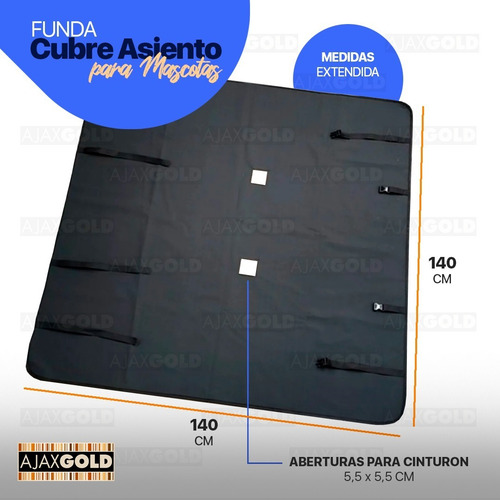 Imagen 5 de 9 de Funda Cobertor Para Auto Mascota Perro Cover Impermeable