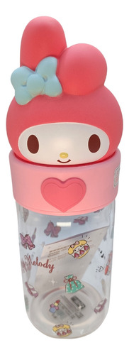 Vaso De Vidrio Portátil Sanrio My Melody 360 Ml Hello Kitty