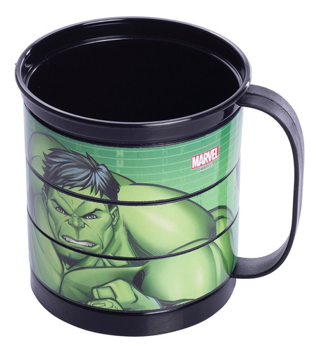 Taza Plástica Puzzle 360ml Personajes Avengers Y Spiderman