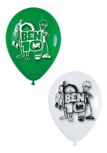 Globos Bombas Estampados X20u Ben 10