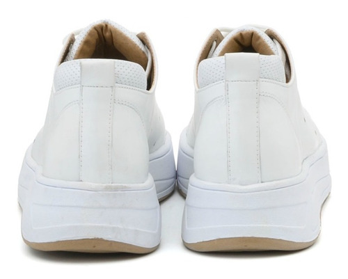 Zapatilla De Cuero Plataforma Urbanas Sneakers Moda Mujer