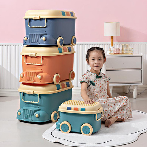 Contenedor De Juguetes Para Niños, Caja De Almacenamiento De