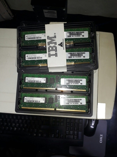 Memórias 1g Ddr2 Servidor Kit C 4 Pçs (Usado)