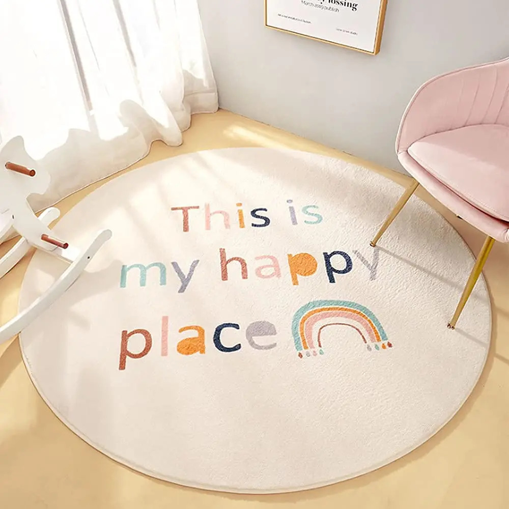 Tapete infantil Poowe, tapete redondo Educat