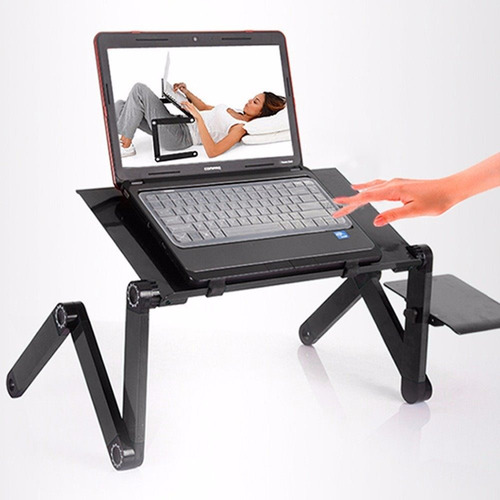 Imagen 3 de 5 de Mesa Cooler Graduable De Metal Para Laptop - Laptop Fresca