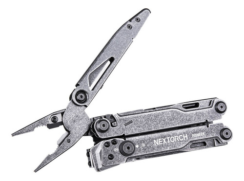 Multiherramienta S.o.s. Nextorch Con Pinza Y Tijera Pioneer Gris
