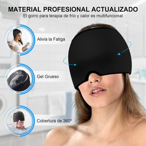 Novedoso Gorro Para Migraña Aliviador De Dolor Cabeza Cara