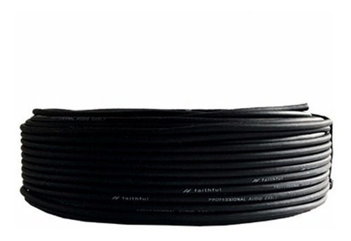Rollo Cable Microfono Audio Estereo 3,7mm Faithful 50 Mts