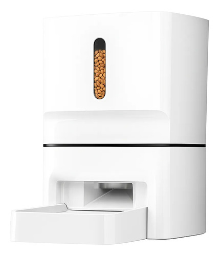 Dispensador Automatico Roro Alimentos Mascotas Perro Gato Wifi 7l Roro Color Blanco