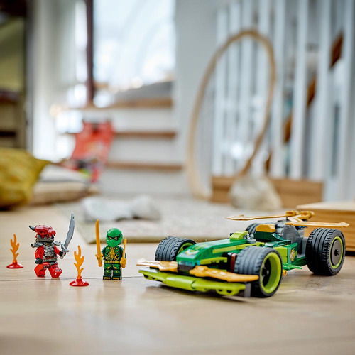 Lego Auto De Carreras Con Motor De Carga Manual De Lloyd