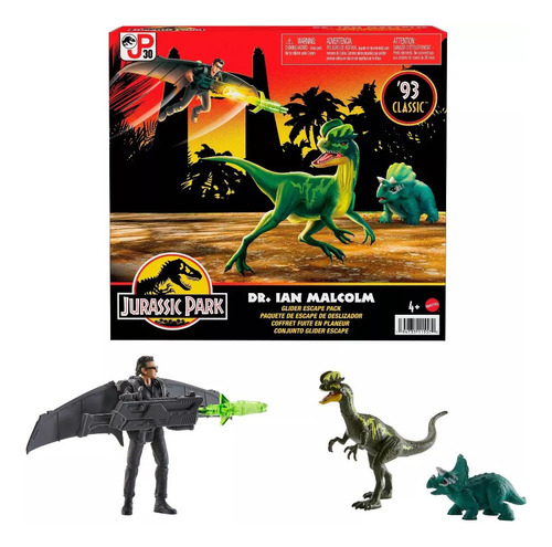 Dinosaurios Y Figura Dr Ian Malcom Jurassic Park