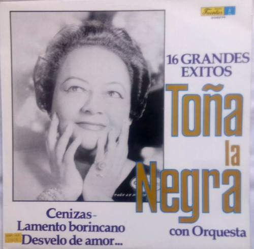 16 Grandes Exitos Toña La Negra Lp Vinilo Acetato