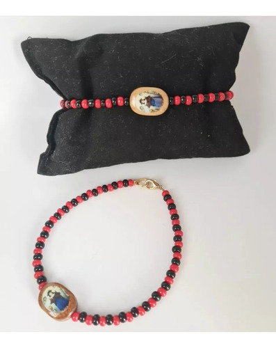 Pulsera Santo Niño De Atocha, Chapa De Oro