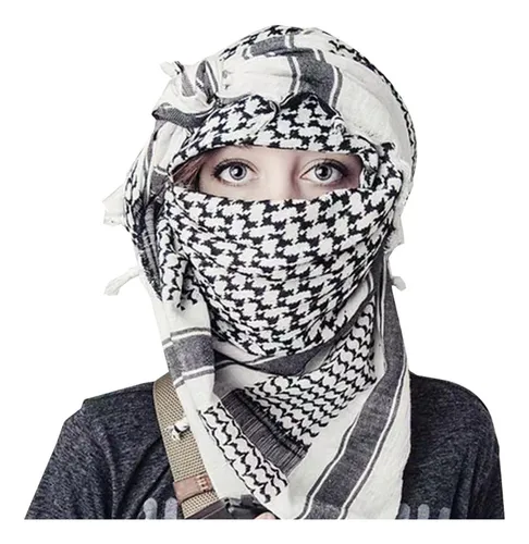 Keffiyeh Scarf Men Women Shawl Wrap Shemagh Scarf Desert Sca