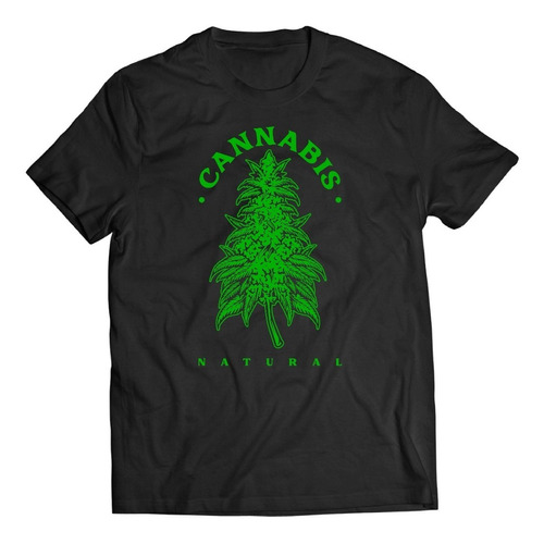 Remera Faso Cannabis Natural Weed 420 Cbd Thc Rastafari