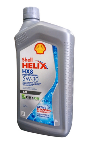 Aceite 5w30 Sintetico Shell Helix