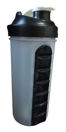 Vaso Mezclador Shaker Pastillero Separadores Gym