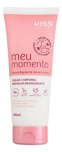  Loção Corporal Baunilha Revigorante Kissny Meu Momento 180ml