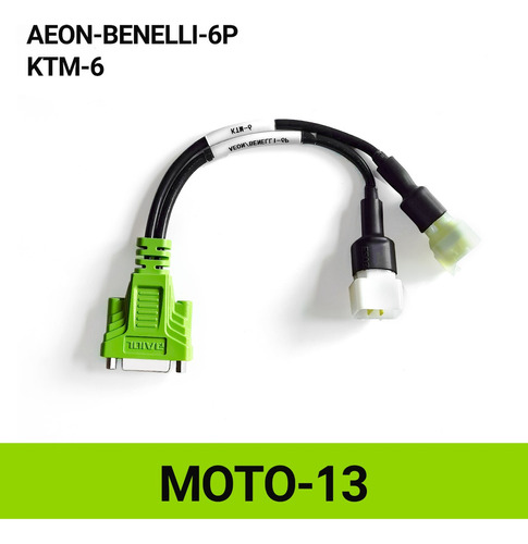 Cable Adaptador 6 Pines Para Motocicleta Aeon Benelli Ktm