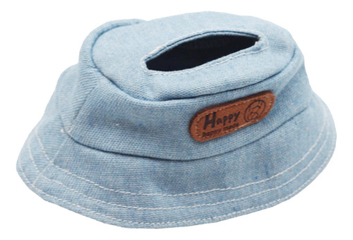 Figura De Peluche Sombrero De Ala Ancha Coordinación Azul