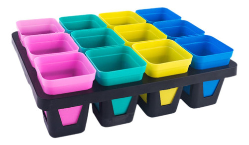 Bandeja Para Macetas De Vivero, Soporte Pequeño 12 Celdas