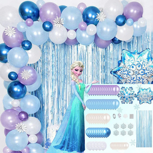 Globos Frozen Set De Arcos Decoracion Cumpleaños Para Fiesta
