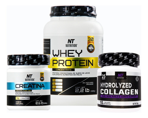 Nt Nutrition Zero Carbs Proteina Whey Creatina Y Colageno Proteina Chocolate Creatina Y Colageno Naturales